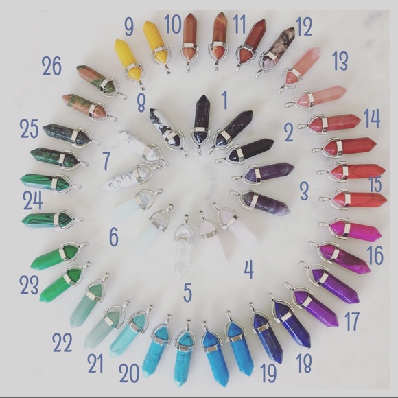 Crystal Dagger Necklace - Picture 7 of 7